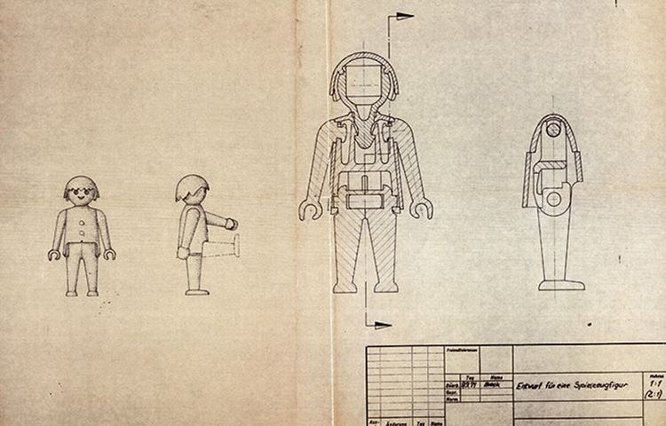 Diseño original de Hans Beck para Geobra Brandstätter GmbH